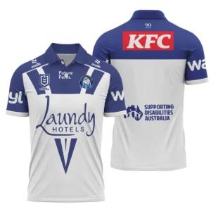 Canterbury-Bankstown Bulldogs NRL Exclusive Logo Polo Shirt QTVA050625NRL01CBY-PL