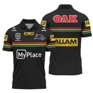 Penrith Panthers NRL Exclusive Logo Polo Shirt QTVA050625NRL01PEN-PL