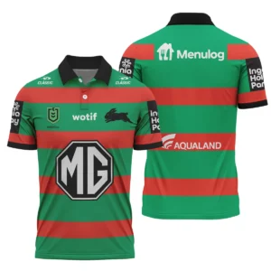South Sydney Rabbitohs NRL Exclusive Logo Polo Shirt QTVA050625NRL01SOU-PL