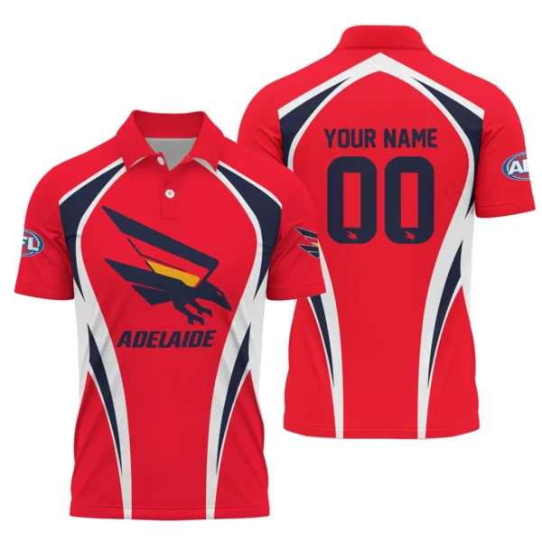 Adelaide Crows AFL Exclusive Logo Polo Shirt QTVA250625AFL03ADEL-PL
