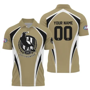 Collingwood Magpies AFL Exclusive Logo Polo Shirt QTVA250625AFL03COLL-PL