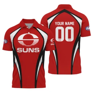 Gold Coast SUNS AFL Exclusive Logo Polo Shirt QTVA250625AFL03GCFC-PL