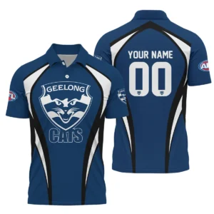 Geelong Cats AFL Exclusive Logo Polo Shirt QTVA250625AFL03GEEL-PL