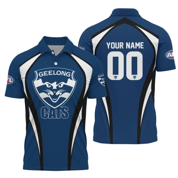 Geelong Cats AFL Exclusive Logo Polo Shirt QTVA250625AFL03GEEL-PL