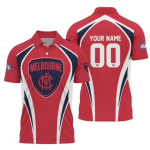 Melbourne Demons AFL Exclusive Logo Polo Shirt QTVA250625AFL03MELB-PL