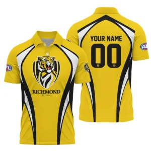 Richmond Tigers AFL Exclusive Logo Polo Shirt QTVA250625AFL03RICH-PL