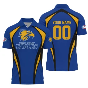 West Coast Eagles AFL Exclusive Logo Polo Shirt QTVA250625AFL03WCE-PL