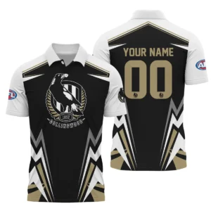 Collingwood Magpies AFL Exclusive Logo Polo Shirt QTVA270625AFL04COLL-PL