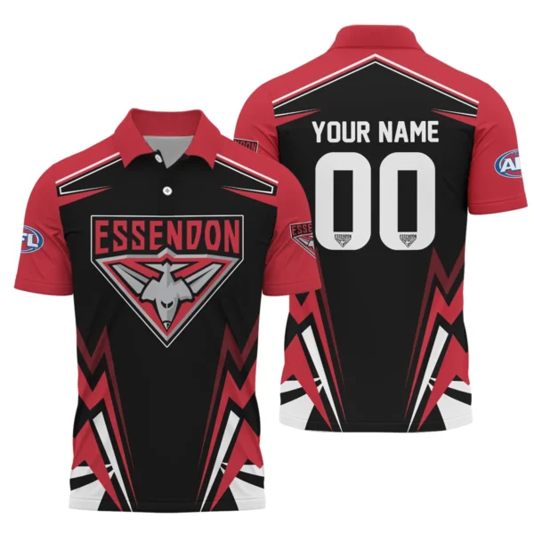 Essendon Bombers AFL Exclusive Logo Polo Shirt QTVA270625AFL04ESS-PL