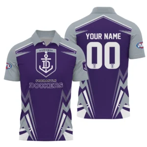 Fremantle Dockers AFL Exclusive Logo Polo Shirt QTVA270625AFL04FRE-PL