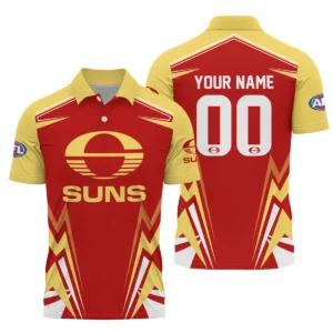 Gold Coast SUNS AFL Exclusive Logo Polo Shirt QTVA270625AFL04GCFC-PL