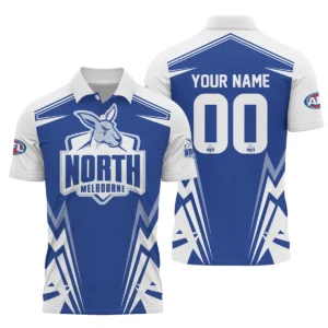 North Melbourne Kangaroos AFL Exclusive Logo Polo Shirt QTVA270625AFL04NMFC-PL