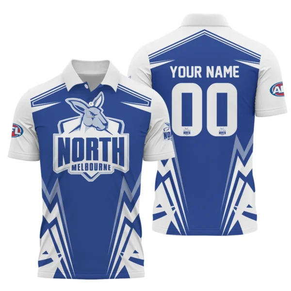 North Melbourne Kangaroos AFL Exclusive Logo Polo Shirt QTVA270625AFL04NMFC-PL