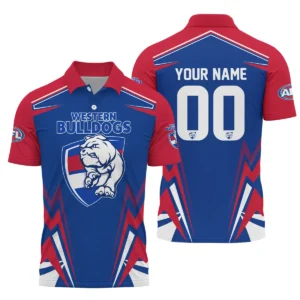 Western Bulldogs AFL Exclusive Logo Polo Shirt QTVA270625AFL04WB-PL