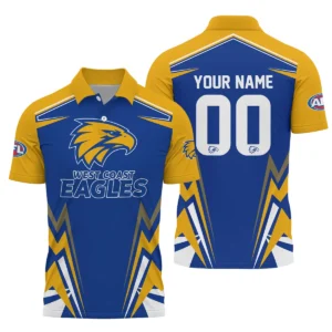 West Coast Eagles AFL Exclusive Logo Polo Shirt QTVA270625AFL04WCE-PL