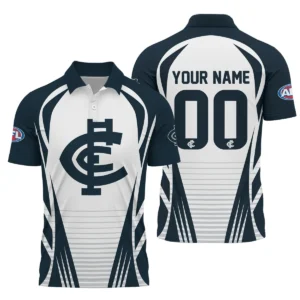 Carlton Blues AFL Exclusive Logo Polo Shirt QTVA280625AFL05CARL-PL
