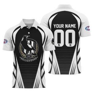 Collingwood Magpies AFL Exclusive Logo Polo Shirt QTVA280625AFL05COLL-PL
