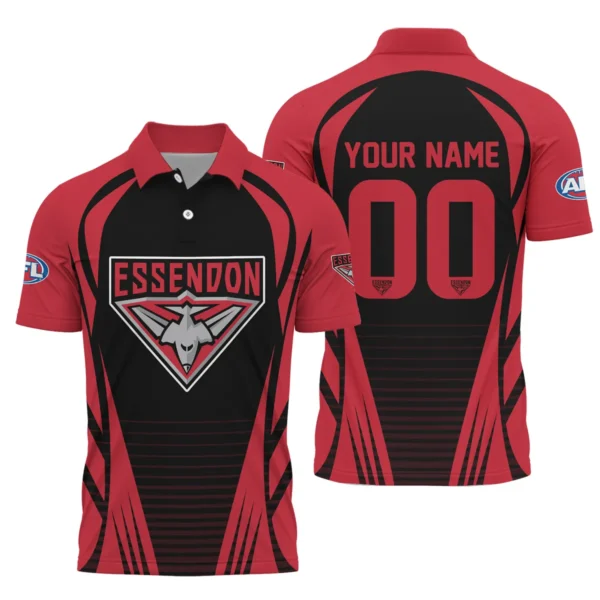 Essendon Bombers AFL Exclusive Logo Polo Shirt QTVA280625AFL05ESS-PL