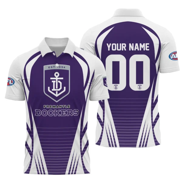 Fremantle Dockers AFL Exclusive Logo Polo Shirt QTVA280625AFL05FRE-PL