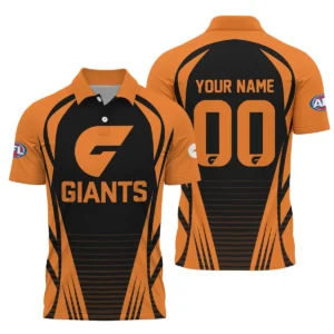 GWS Giants AFL Exclusive Logo Polo Shirt QTVA280625AFL05GWS-PL