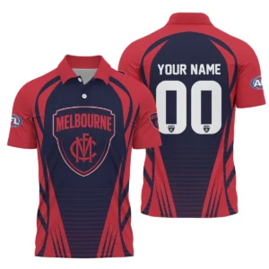 Melbourne Demons AFL Exclusive Logo Polo Shirt QTVA280625AFL05MELB-PL