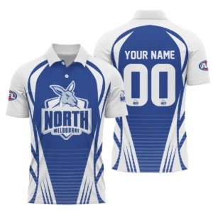 North Melbourne Kangaroos AFL Exclusive Logo Polo Shirt QTVA280625AFL05NMFC-PL