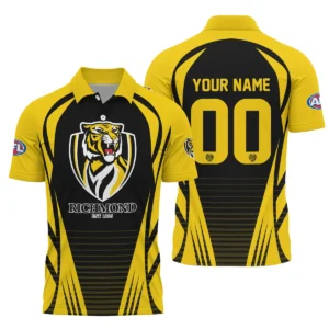 Richmond Tigers AFL Exclusive Logo Polo Shirt QTVA280625AFL05RICH-PL