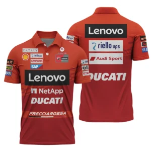 Ducati Lenovo Team Exclusive Logo Polo Shirt QTVAGP060625A2DUC-PL