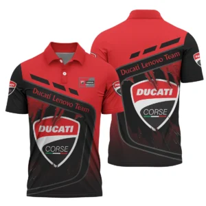 Ducati Lenovo Team Exclusive Logo Polo Shirt QTVAGP060625A8DUC-PL
