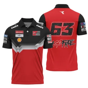 Francesco Bagnaia Ducati Lenovo Team Exclusive Logo Polo Shirt QTVAGP110625A13DUC-PL