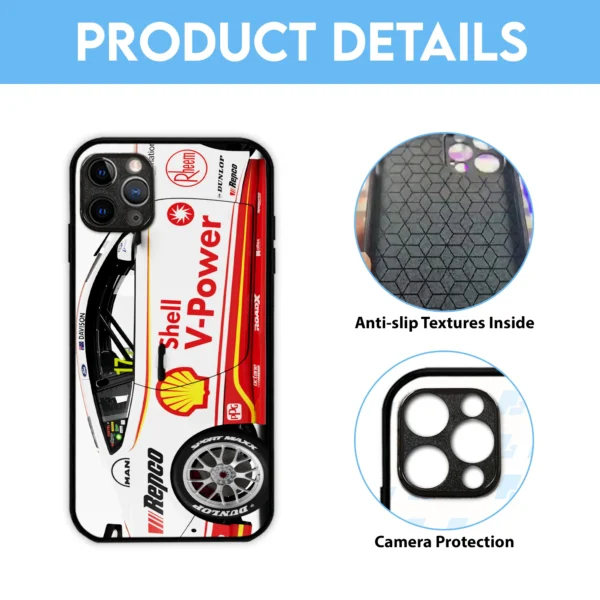 Will Davison Shell V-Power Racing Phone Case – Dustproof, Scratch & Shock Resistant – HOSPC210625PC01WD - Image 4
