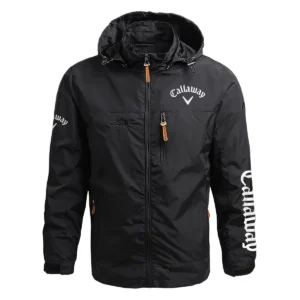 Callaway Exclusive Logo Waterproof Outdoor Jacket QTGF210525A2CLW - Black