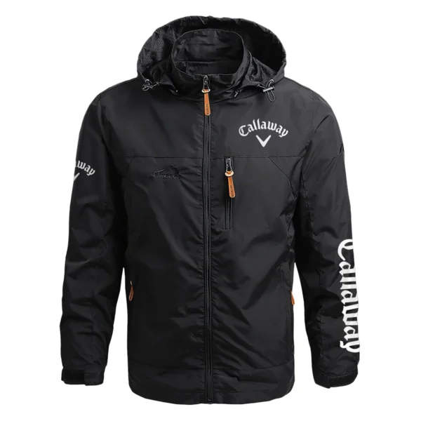 Callaway Exclusive Logo Waterproof Outdoor Jacket QTGF210525A2CLW - Black
