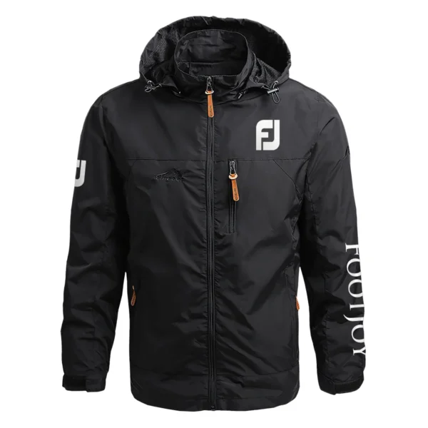 FootJoy Exclusive Logo Waterproof Outdoor Jacket QTGF210525A2FJ - Black