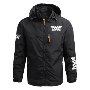 PXG Exclusive Logo Waterproof Outdoor Jacket QTGF210525A2PXG - Black