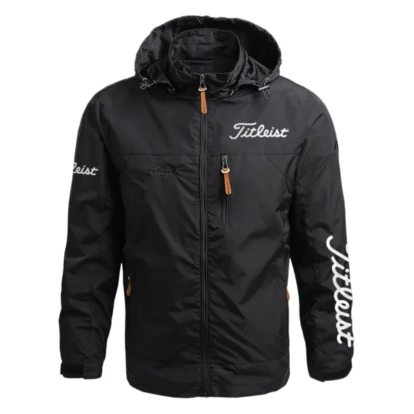 Titleist Exclusive Logo Waterproof Outdoor Jacket QTGF210525A2TL - Black