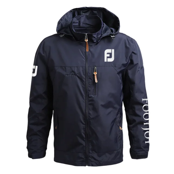FootJoy Exclusive Logo Waterproof Outdoor Jacket QTGF210525A2FJ - Blue