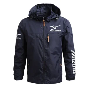 Mizuno Exclusive Logo Waterproof Outdoor Jacket QTGF210525A2MIZ - Blue
