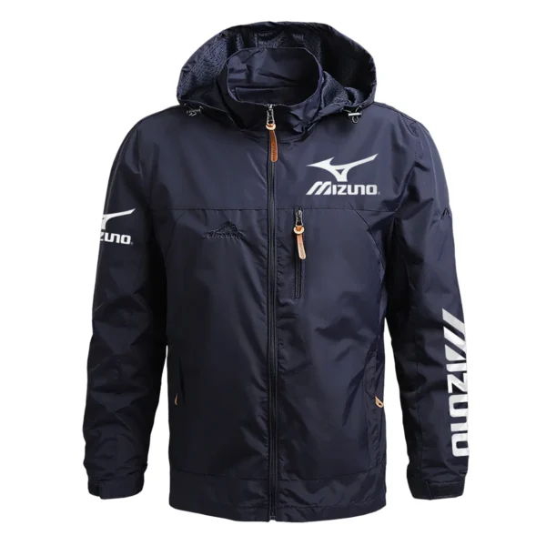 Mizuno Exclusive Logo Waterproof Outdoor Jacket QTGF210525A2MIZ - Blue