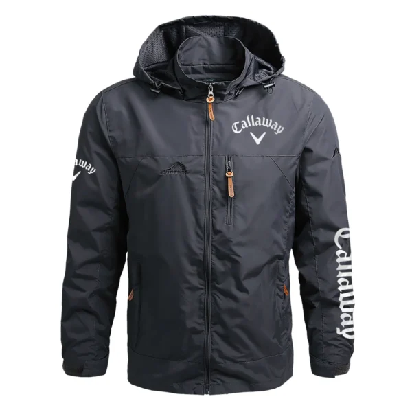 Callaway Exclusive Logo Waterproof Outdoor Jacket QTGF210525A2CLW - Gray