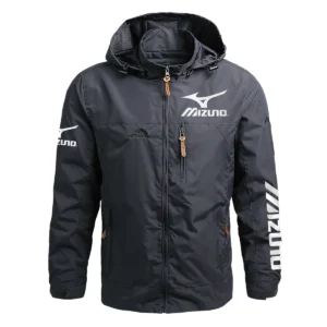 Mizuno Exclusive Logo Waterproof Outdoor Jacket QTGF210525A2MIZ - Gray