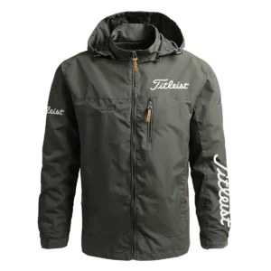 Titleist Exclusive Logo Waterproof Outdoor Jacket QTGF210525A2TL - Army Green