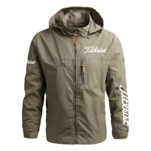 Titleist Exclusive Logo Waterproof Outdoor Jacket QTGF210525A2TL - Khaki