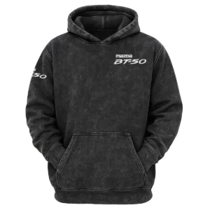 Mazda BT-50 Exclusive Logo Hoodie Vintage QTUT200625A1MBT - Black