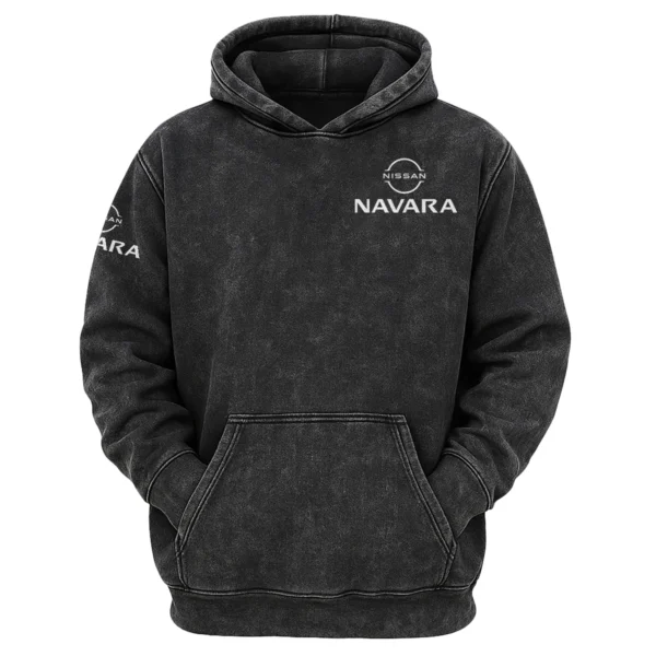Nissan Navara Exclusive Logo Hoodie Vintage QTUT200625A1NNA - Black