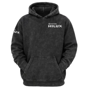 Toyota Hilux Exclusive Logo Hoodie Vintage QTUT200625A1TH - Black