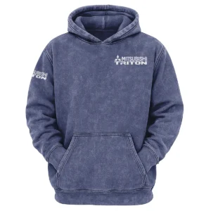 Mitsubishi Triton Exclusive Logo Hoodie Vintage QTUT200625A1MT - Blue