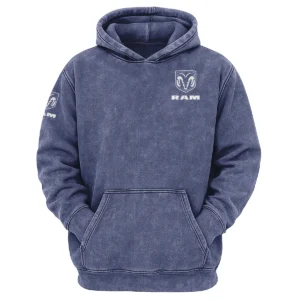 RAM Trucks Exclusive Logo Hoodie Vintage QTUT200625A1RAM - Blue
