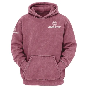 Volkswagen Amarok Exclusive Logo Hoodie Vintage QTUT200625A1VA - Brick Red