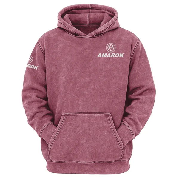Volkswagen Amarok Exclusive Logo Hoodie Vintage QTUT200625A1VA - Brick Red
